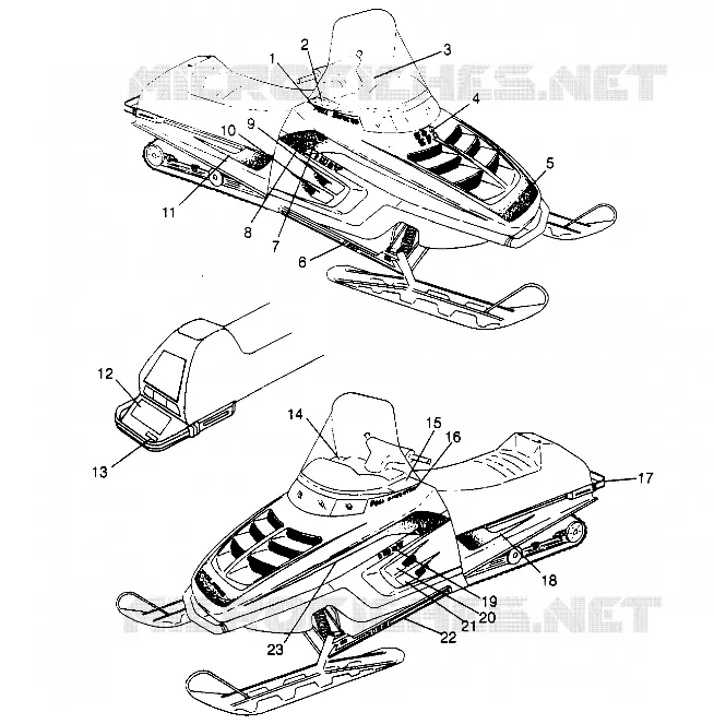 DECALS  500 EFI 0952774, EFI SKS 0952574,   EFI SKS PT 0952974, AND EUROPEA (4929052905B002)