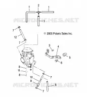 CARBURATORE MOUNTING/VENTING/CARBURANTE LINES