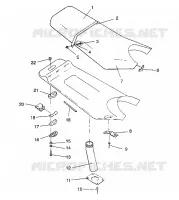 MONTAGGIO SEDILE SL 750 B944070 (4927012701007A)