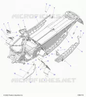 CHASSIS, PROTEZIONE FRIZIONE, FOOTRESTS, AND RUNNINGBOARDS