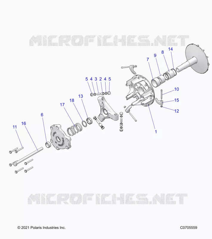 TRASMISSIONE, PRIMARY CLUTCH