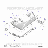 SISTEMA DI ALIMENTAZIONE CARBURANTE, FUEL TANK ASM.