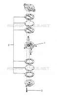 POMPA DI BENZINA 500 CARB 0962764, 500 CARB SKS 0962564,  500 CARB SKS E962564 (EU (4931873187D003)