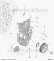 MOTORE, FRONT COVER ASSEMBLY