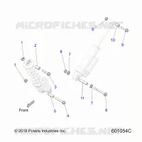 SUSPENSION, SHOCK MONTAGGIO (FT/RT)