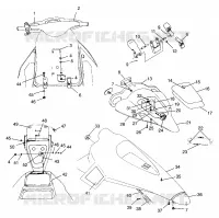FRONT VANO HURRICANE B974473 and Intl. HURRICANE I974473 (4941044104A007)