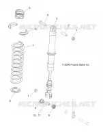 SOSPENSIONE POSTERIORE SHOCK MONTAGGIO