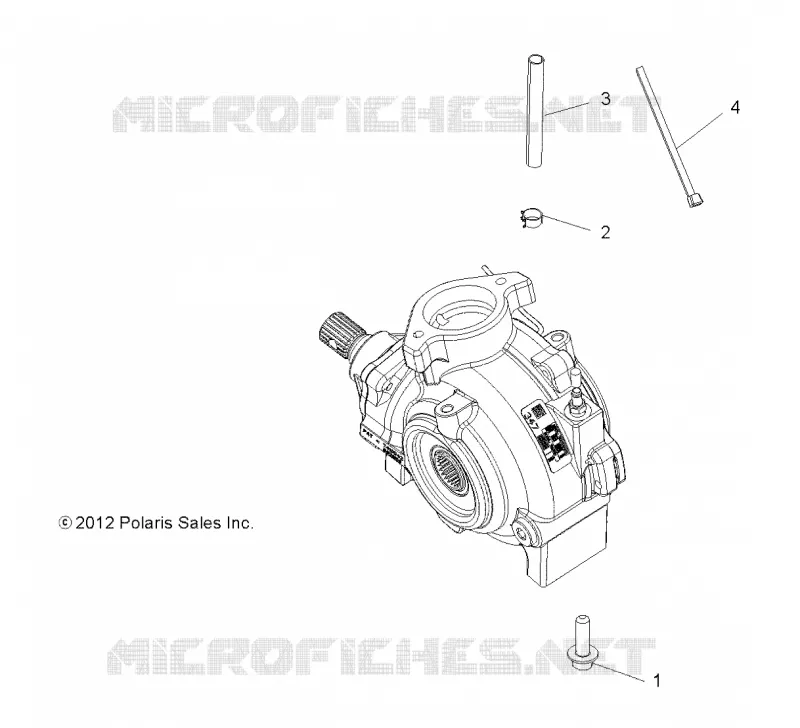 DRIVE TRAIN, SCATOLA INGRANAGGI MONTAGGIO, FRONT