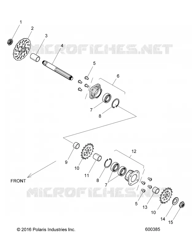 TRASMISSIONE, JACKSHAFT AND FRENO DISC