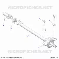 TRASMISSIONE, MID PROP SHAFT