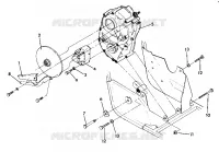 RIGHT GEARCASE   FRENO DI MONTAGGIO UPDATED 5/90 (4917721772029A)