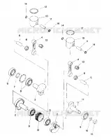 PISTONE AND ALBERO MOTORE SPRINT E/S (4914151415025A)
