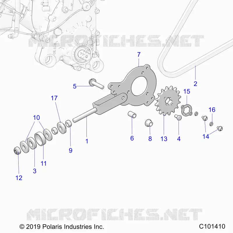 TRASMISSIONE, CHAIN TENSIONER AND SPROCKET