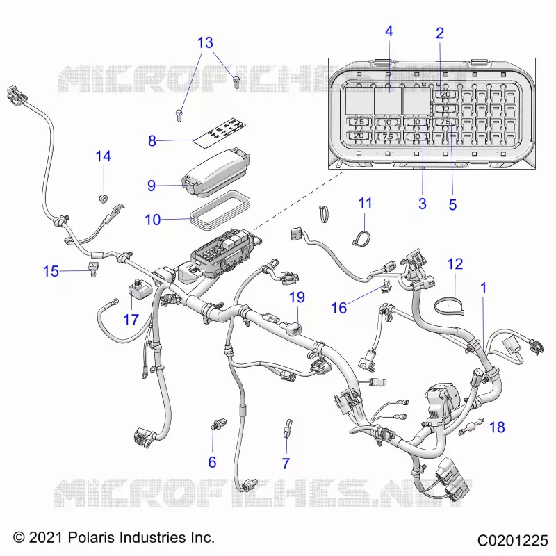 ELETTRICO, WIRE HARNESS AND FUSES