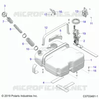 SISTEMA DI ALIMENTAZIONE CARBURANTES, FUEL TANK