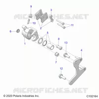 BRAKES, PINZA FRENO POSTERIORE
