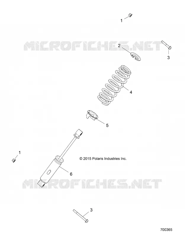 SUSPENSION, SHOCK ANTERIORE MOUNTING