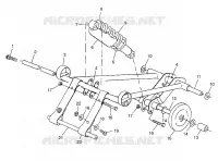 ANTERIORE COPPIA ARM (SKS) 700 SKS 0970566 and EUROPEAN 700 SKS E970566 (4938573857B013)