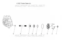 TRASMISSIONE, PRINCIPALE SCATOLA INGRANAGGI OUTPUT SHAFT