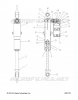 SUSPENSION, AMMORTIZZATORE POSTERIORE TRACK, HI LO ADJ., SNOW CHECK (7044383)
