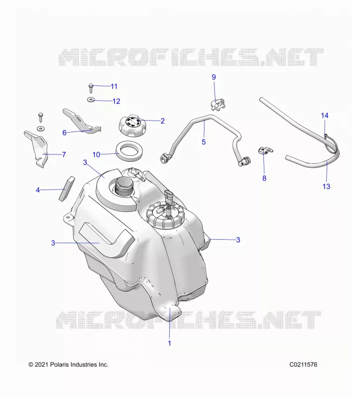 SISTEMA DI ALIMENTAZIONE CARBURANTE, FUEL TANK ASM.