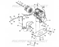 MONTAGGIO DEL MOTORE 500 INDY 0982764(A)(B) and EUROPEAN 500 INDY E982764A (4942104210C002)