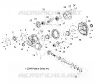 TRASMISSIONE, SCATOLA DEGLI INGRANAGGI, DIFFERENZIALE, INTERNAL COMPONENTS