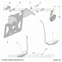 ELETTRICO, TURN SIGNALS, HORN, AND LICENSE PLATE LIGHT