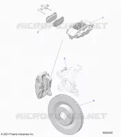 BRAKES, PINZA FRENO ANTERIORE (R MODELS) BREMBO