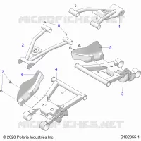 SOSPENSIONEDLE CONTROL ARMS