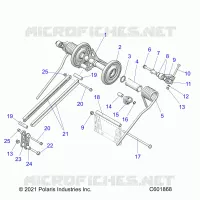 SUSPENSION, POSTERIORE COPPIA ARM