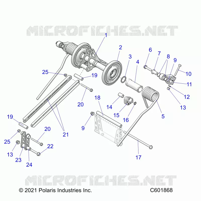 SUSPENSION, POSTERIORE COPPIA ARM