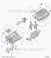 ENGINE, CRANKCASE AND ALBERO MOTORE