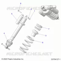 SUSPENSION, SHOCK ANTERIORE MOUNTING