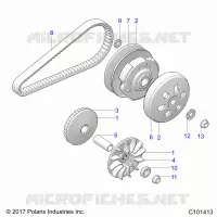 TRASMISSIONE, PRIMARY CLUTCH