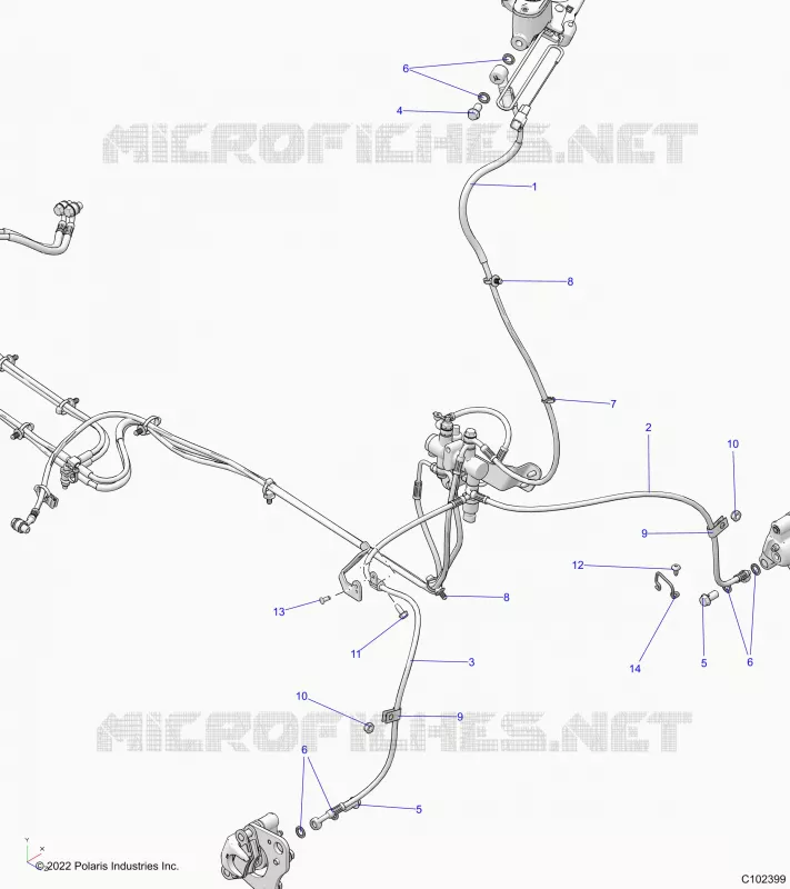 LINEE FRENO, FRONT