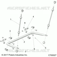SUSPENSION, REAR BARRA DI STABILIZZAZIONE- R22TAA99A1/A7 (C700027)