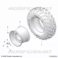 RUOTAS, REAR TIRE