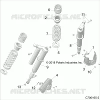 SOSPENSIONE POSTERIORE SHOCK MOUNTING