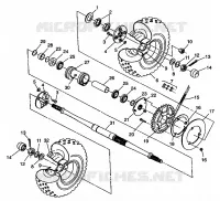 TRAZIONE POSTERIORE XPRESS 300 W98CA28C (4945364536C004)