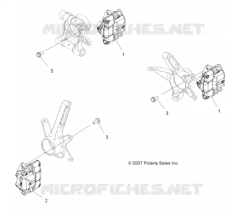 FRENOS, FRENO CALIPER MOUNTING