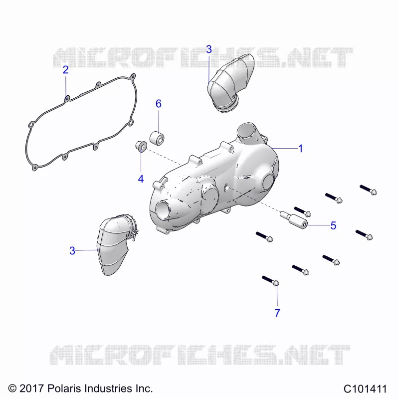DRIVE TRAIN, COPERCHIO FRIZIONE AND DUCTING