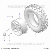RUOTAS, FRONT TIRE
