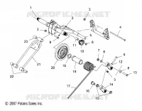 SUSPENSION, POSTERIORE COPPIA ARM
