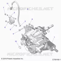 TRASMISSIONE, MAIN GEARCASE MOUNTING