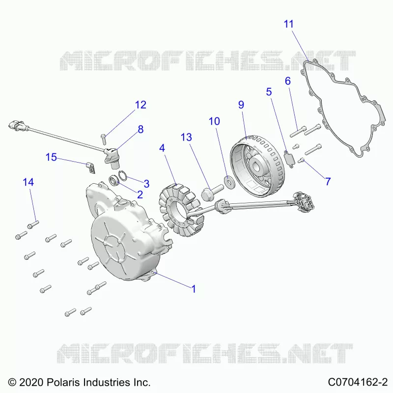 ENGINE, STATOR AND FLYRUOTA