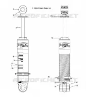SHOCK ANTERIORE PISTA (RYDE FX)