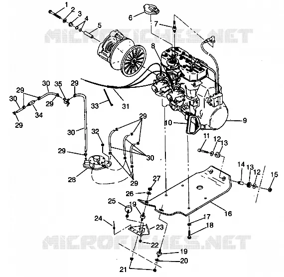 MONTAGGIO DEL MOTORE CLASSIC 0942865 (4924962496031A)