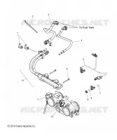 SISTEMA DI ALIMENTAZIONE CARBURANTE, RAIL, LINES and corpo farfallato