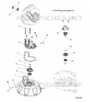 ENGINE, COOLING SYSTEM AND POMPA DELL'ACQUA